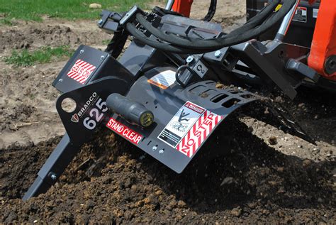 skid steer with trencher|best skid steer trencher attachment.